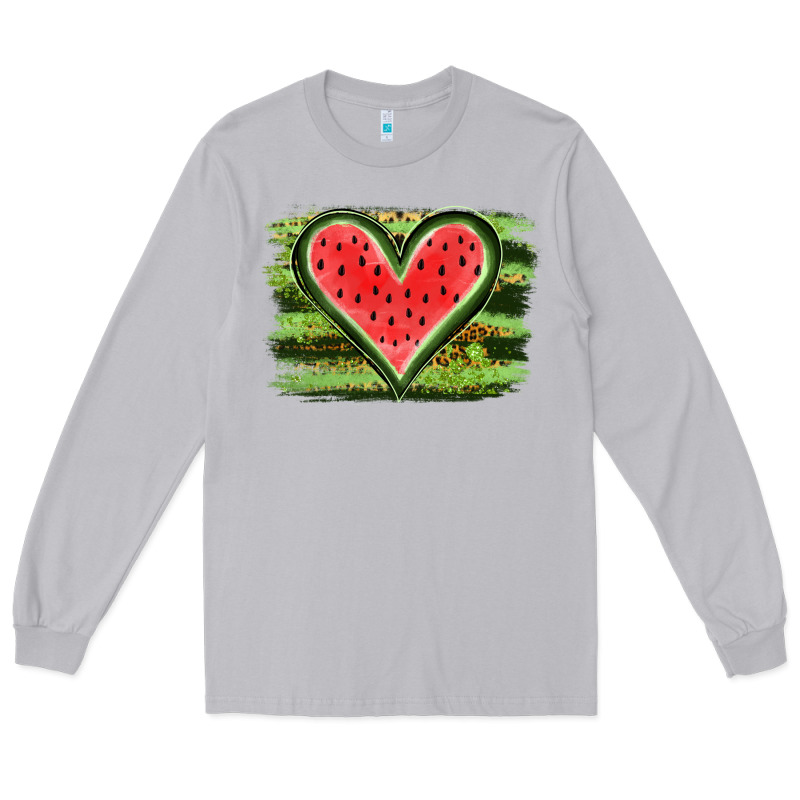 Watermelon Heart Long Sleeve Tee by artisFamous | Teevron