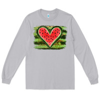 Moon Dust Watermelon Heart Long Sleeve Tee - artisFamous