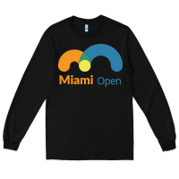 Black miami open Long Sleeve Tee - artisFamous