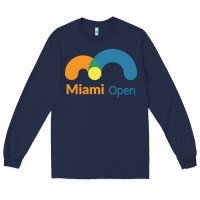 Navy miami open Long Sleeve Tee - artisFamous