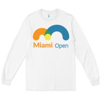 White miami open Long Sleeve Tee - artisFamous
