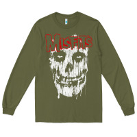 Army Green mis .fits splat .ter t shirt Long Sleeve Tee - artisFamous