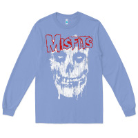 Colony Blue mis .fits splat .ter t shirt Long Sleeve Tee - artisFamous
