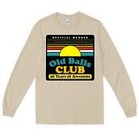 Mushroom mens old balls club 40 years awesome Long Sleeve Tee - artisFamous