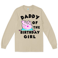 Mushroom mens peppa pig daddy of the birthday Long Sleeve Tee - artisFamous