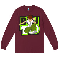 Burgundy ben tennyson ben 10 Long Sleeve Tee - artisFamous