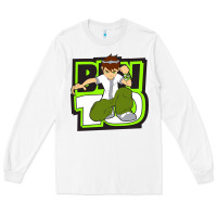 White ben tennyson ben 10 Long Sleeve Tee - artisFamous