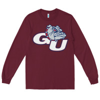 Burgundy gonzaga university bulldogs Long Sleeve Tee - artisFamous