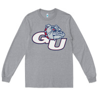 Heather Grey gonzaga university bulldogs Long Sleeve Tee - artisFamous