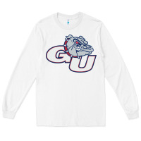 White gonzaga university bulldogs Long Sleeve Tee - artisFamous