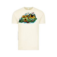 Vintage Arctic Kentucky map sunflower cactus serape Vintage Tee - RanaPortraitStore