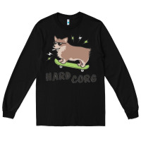 Black hard corg Long Sleeve Tee - artisFamous