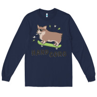 Navy hard corg Long Sleeve Tee - artisFamous