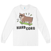 White hard corg Long Sleeve Tee - artisFamous