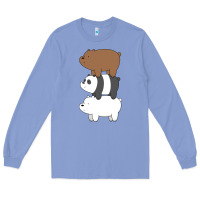 Colony Blue we bare bears the movie Long Sleeve Tee - artisFamous