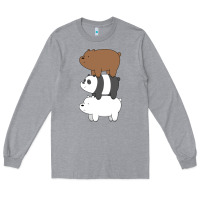 Heather Grey we bare bears the movie Long Sleeve Tee - artisFamous