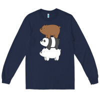 Navy we bare bears the movie Long Sleeve Tee - artisFamous