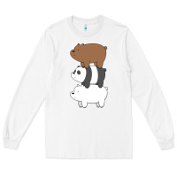 White we bare bears the movie Long Sleeve Tee - artisFamous