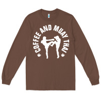 Chestnut caffè e muay thai divertente Long Sleeve Tee - artisFamous