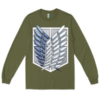 Army Green Titan Japan Long Sleeve Tee - artisFamous