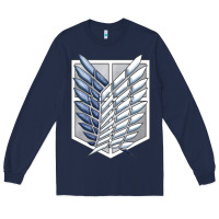 Navy Titan Japan Long Sleeve Tee - artisFamous