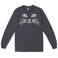 Smoke cat face Long Sleeve Tee - artisFamous