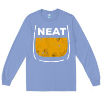 Colony Blue neat whiskey glass Long Sleeve Tee - artisFamous
