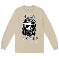 Mushroom funny jesus easter yolo jk brb Long Sleeve Tee - artisFamous