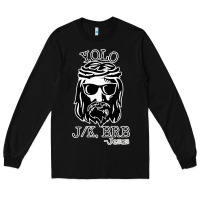 Black funny jesus easter yolo jk brb Long Sleeve Tee - artisFamous
