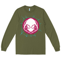Army Green spider girl Long Sleeve Tee - artisFamous