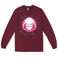 Burgundy spider girl Long Sleeve Tee - artisFamous