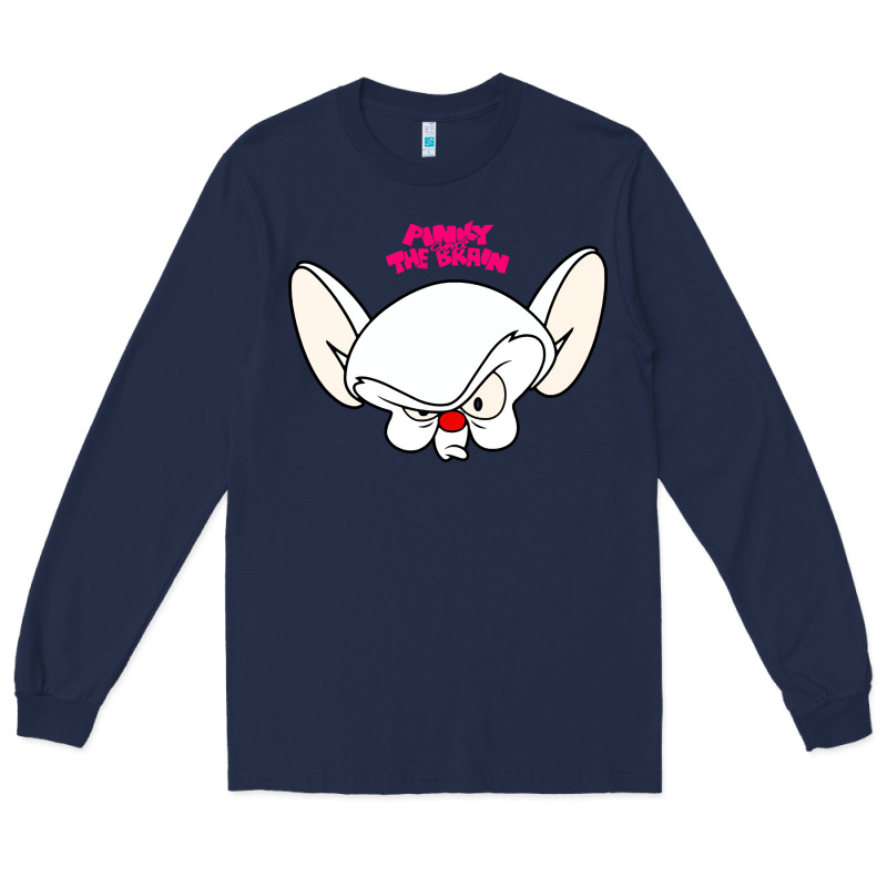 Pinky And The Brain Big Face Long Sleeve Tee by artisFamous | Teevron