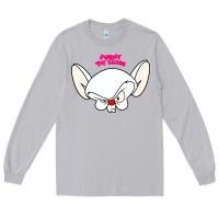 Moon Dust pinky and the brain big face Long Sleeve Tee - artisFamous