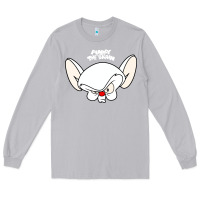 Moon Dust pinky and the brain big face Long Sleeve Tee - artisFamous