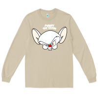Mushroom pinky and the brain big face Long Sleeve Tee - artisFamous