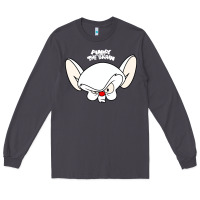 Smoke pinky and the brain big face Long Sleeve Tee - artisFamous