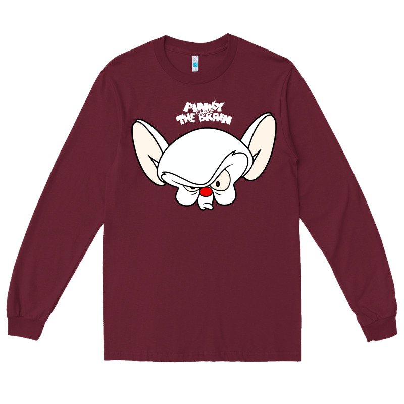 Pinky And The Brain Big Face Long Sleeve Tee by artisFamous | Teevron