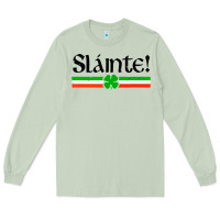 Matcha slainte shirt irish cheers toast shamrock Long Sleeve Tee - artisFamous