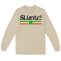 Mushroom slainte shirt irish cheers toast shamrock Long Sleeve Tee - artisFamous