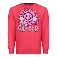 Cardinal hey cancer smiley face breast cancer Premium Sweatshirt - RanaPortraitStore