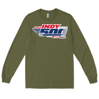 Army Green Indy 500 Long Sleeve Tee - artisFamous