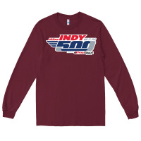 Burgundy Indy 500 Long Sleeve Tee - artisFamous