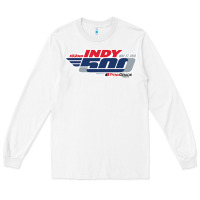 White Indy 500 Long Sleeve Tee - artisFamous