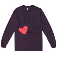 Plum Kiss Me Long Sleeve Tee - artisFamous