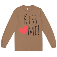 Toasted Coconut Kiss Me Long Sleeve Tee - artisFamous