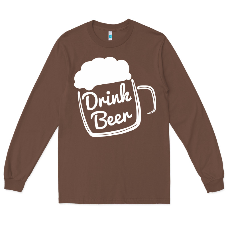 Cool Drink Beer Long Sleeve Tee by artisFamous | Teevron