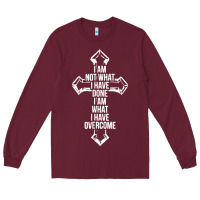 Burgundy christian recovery Long Sleeve Tee - artisFamous
