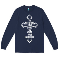 Navy christian recovery Long Sleeve Tee - artisFamous