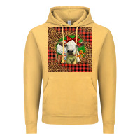 Vintage Mustard cute baby calf christmas Vintage Hoodie - LillyAllenDesigns