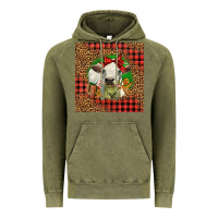 Vintage Olive cute baby calf christmas Vintage Hoodie - LillyAllenDesigns